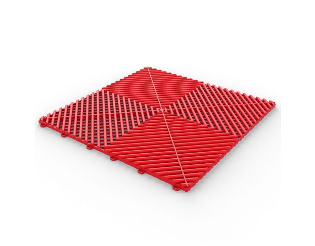 Floor Tile Vented Water Red - Червона решітка модульної підлоги