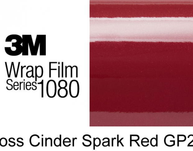 3M 1080 GP 253 Gloss Cinder Spark Red 1.524 m