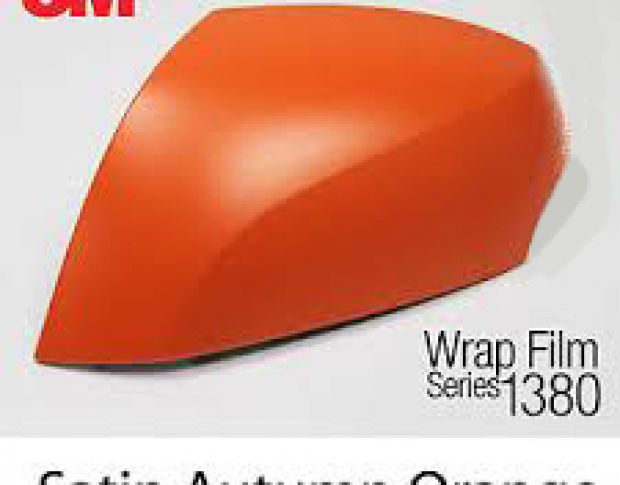 3M 1380 S284 Satin Autumn Orange Metallic 1.524 m