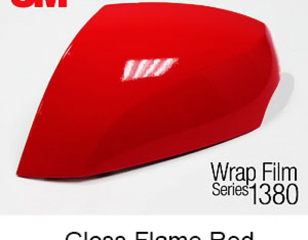 3M 1380 G53 Gloss Flame Red 1.524 m