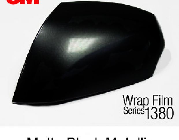 3M 1380 M212 Matte Black Metallic 1.524 m