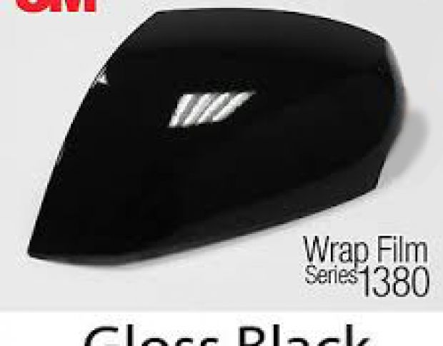 3M 1380 G12 Gloss Black 1.524 m