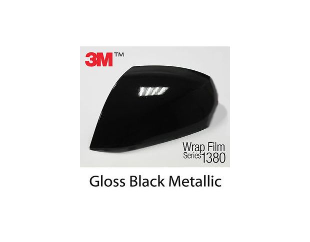 3M 1380 G212 Gloss Black Metallic 1.524 m