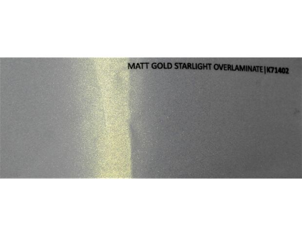 KPMF K71402 Matt Gold Starlight Overlaminate 1.524 m