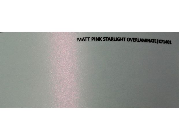 KPMF K71401 Matt Pink Starlight Overlaminate 1.524 m