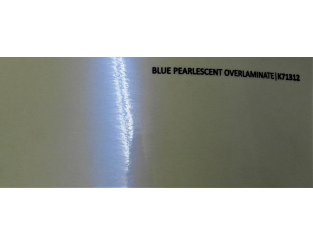 KPMF K71312 Gloss Blue Pearlescent Overlaminate 1.524 m