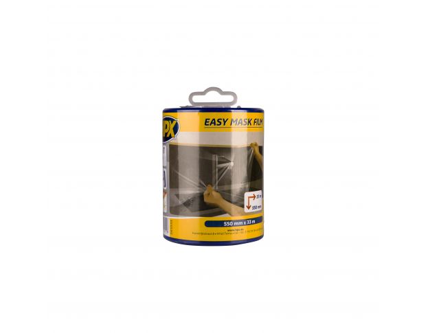 HPX DE5533 Easy mask film crepe paper + dispenser 550mm x 33m