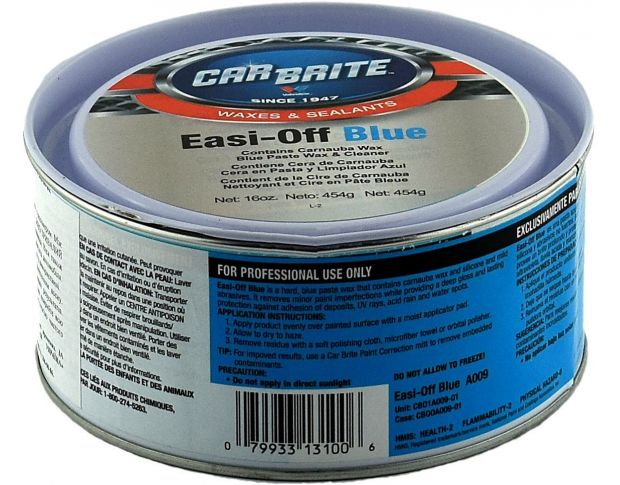 Car Brite Easi-Off Blue Past Wax 454 g