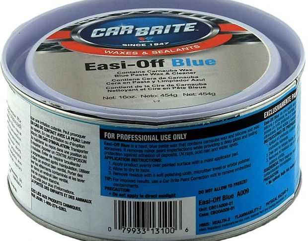 Car Brite Easi-Off Blue Past Wax 454 g