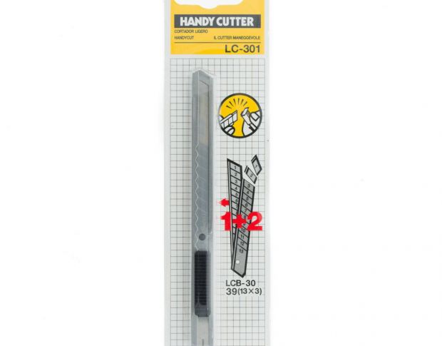Tajima Handy Cutter LC301B 9 mm + леза Tajima LCB-30 EB (3 шт.)