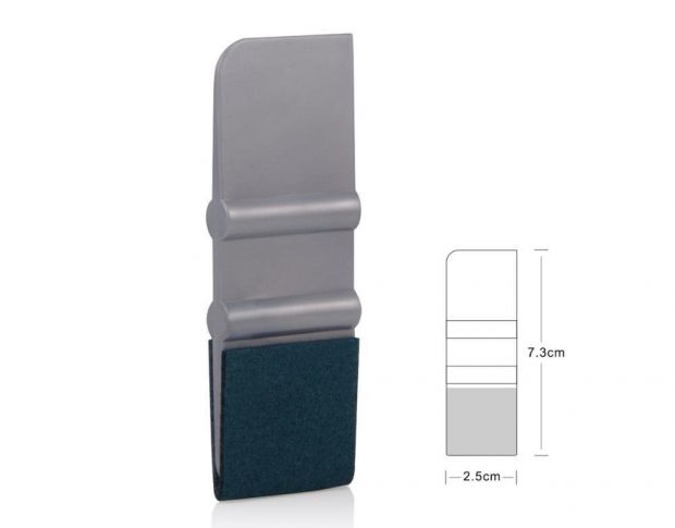 Мікро-ракель з повстяною насадкою 7.3 x 2.5 cm