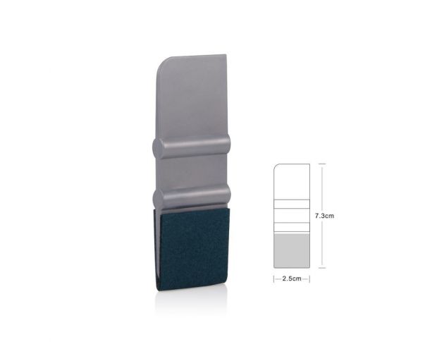 Мікро-ракель з повстяною насадкою 7.3 x 2.5 cm