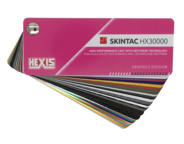 Каталог-віяло автомобільних плівок Hexis Skintac HX30000