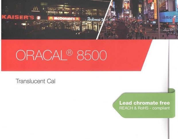 Каталог вітражних плівок Oracal 8500