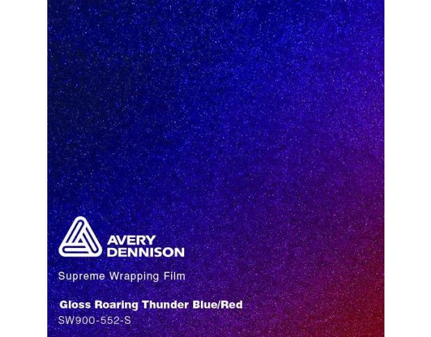 Avery Gloss Roaring Thunder Blue/Red Colorflow BJ0840001 1.524 m
