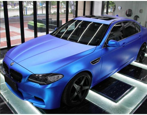 Nippon Blue Matte Chrome 0.92 m