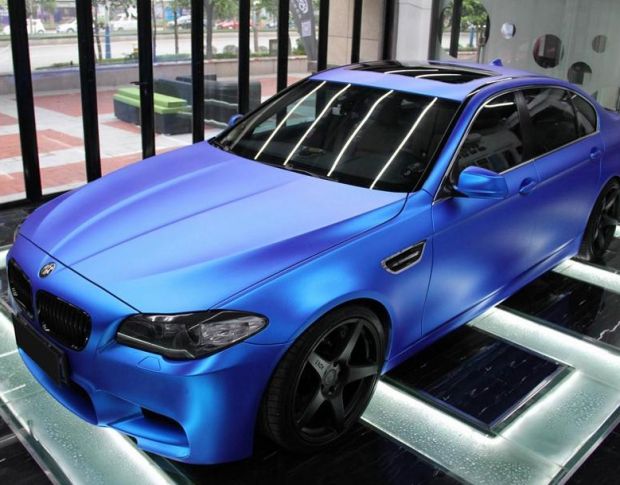 Nippon Blue Matte Chrome 0.92 m