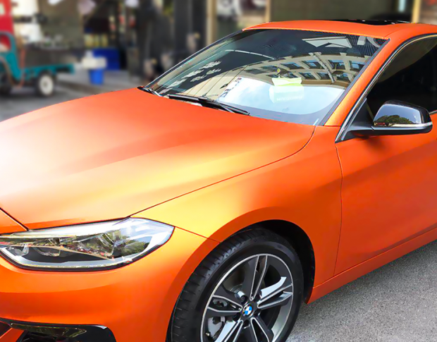 Nippon Orange Matte Chrome 0.92 m