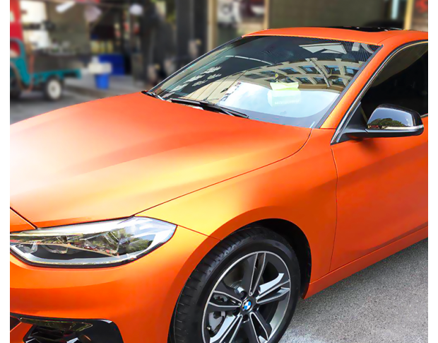 Nippon Orange Matte Chrome 0.92 m
