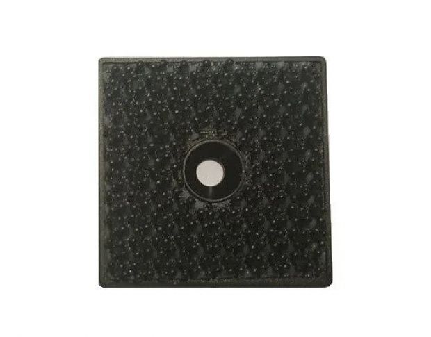 Пластина під шуруп (чорна) HPX DUOTEC 32 mm х 32 mm х 3 mm
