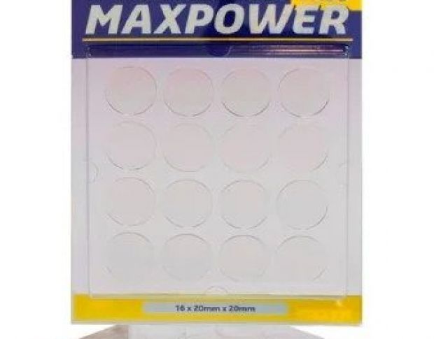 Высечка из двухсторонней ленты (акриловая) HPX MAXPOWER HT2020CR 20 mm х 20 mm (16 шт./уп)