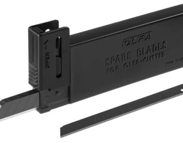 Леза чорні OLFA ABB-10B 9 mm (10 шт./уп.)