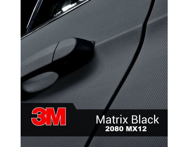 3M 2080 Matte Matrix Black MX12 1.524 m