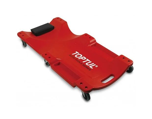 Лежак пластиковий підкатний TOPTUL JCM-0300 1020x480x115 mm