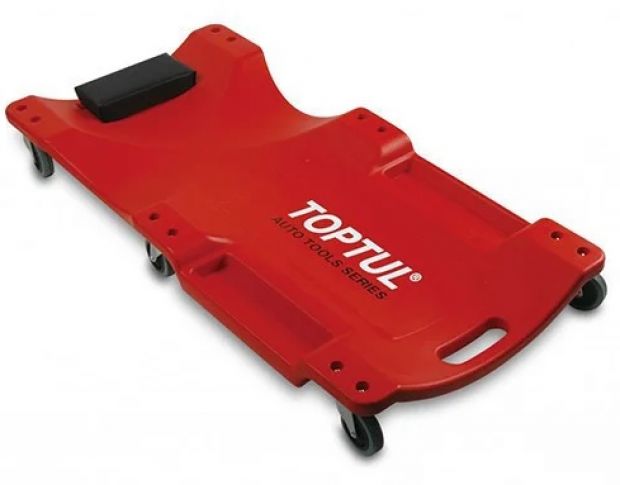 Лежак пластиковий підкатний TOPTUL JCM-0300 1020x480x115 mm