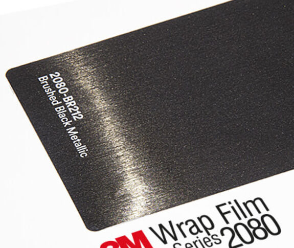 3M 2080 BR212 Brushed Black Metallic 1.524 m
