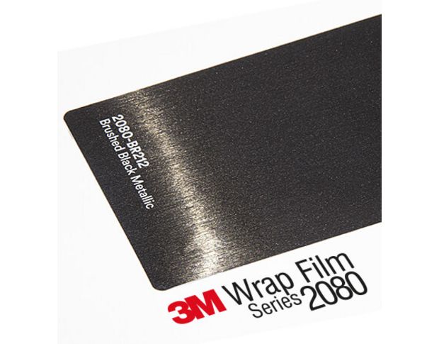 3M 2080 BR212 Brushed Black Metallic 1.524 m