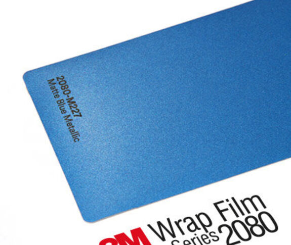 3M 2080 M227 Matte Blue Metallic 1.524 m