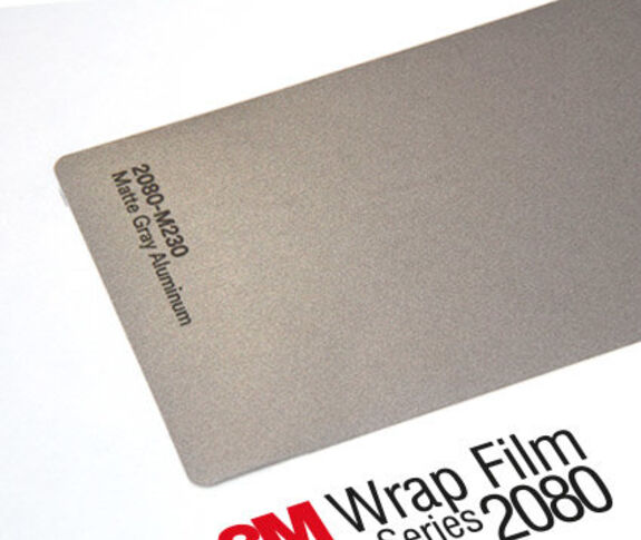 3M 2080 M230 Matte Grey Aluminum 1.524 m