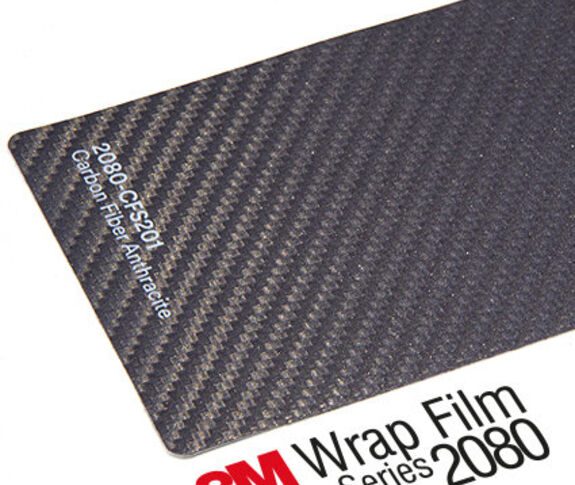 3M 2080 Carbon Fiber Anthracite CFS201 1.524 m