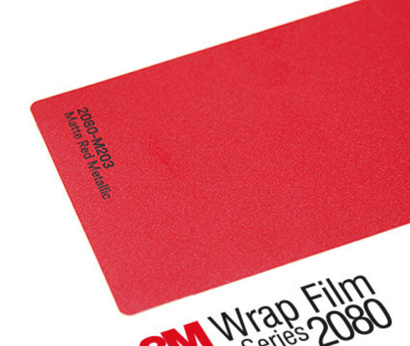 3M 2080 M203 Matte Red Metallic 1.524 m
