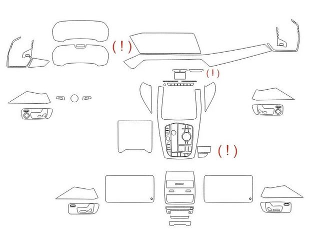 Викрійка для салону BMW X7 2019