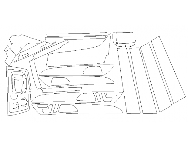 Викрійка для салону MERCEDES-BENZ GLE 2016