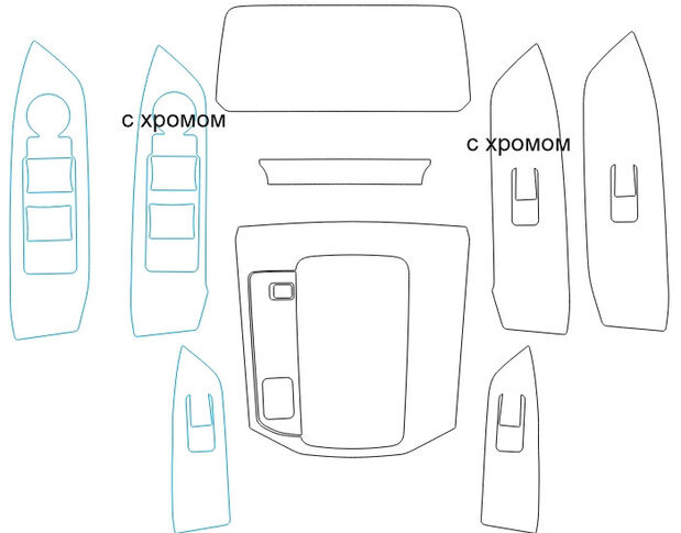 Выкройка для салона MAZDA CX-5 2019