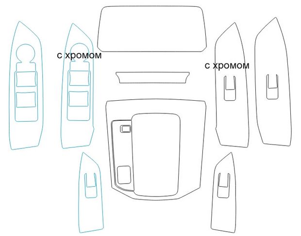Выкройка для салона MAZDA CX-5 2019