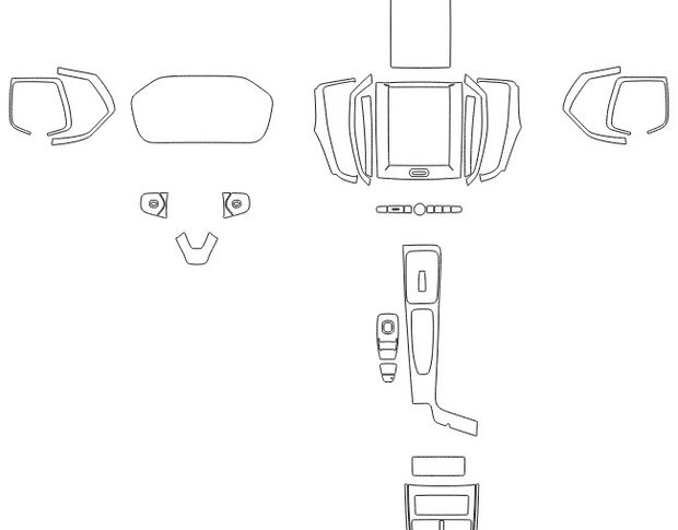 Викрійка для салону VOLVO XC60 2018