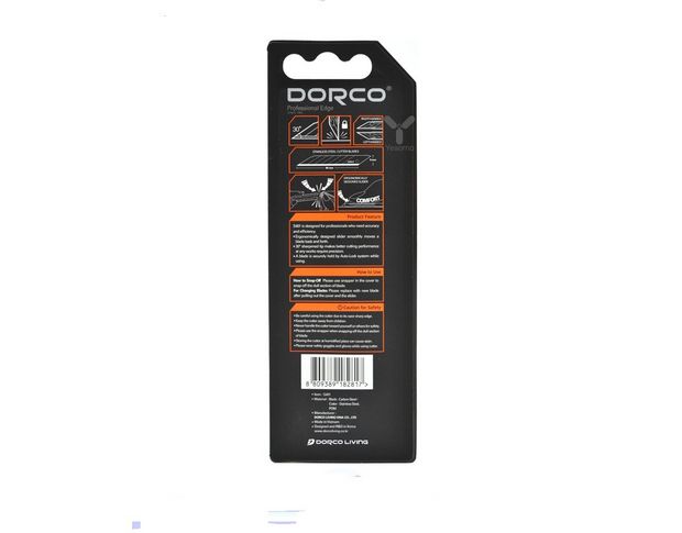 Сегментний ніж Dorco Cutter S401 30° 9 mm (система Auto-Lock)