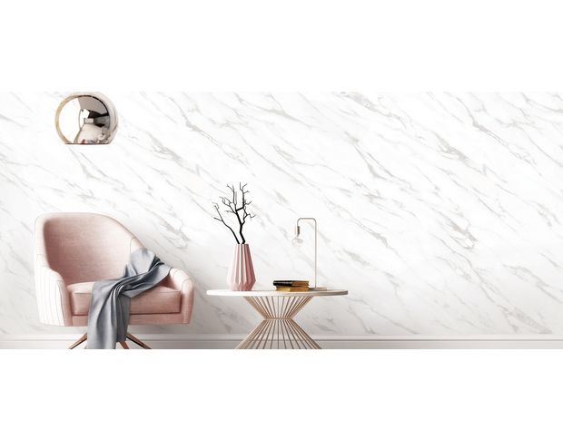 Solar Screen Cover Styl NE31 Mat White Marble 1.22 m