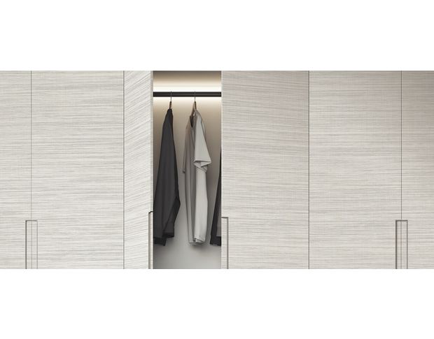 Solar Screen Cover Styl NE74 Mika Light Beige Stripped Pattern 1.22 m