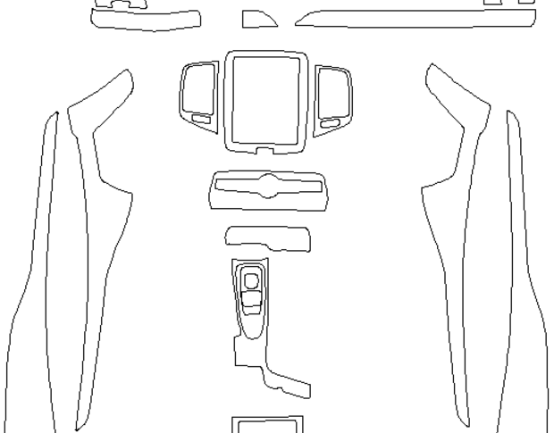 Викрійка для салону VOLVO XC90 2020