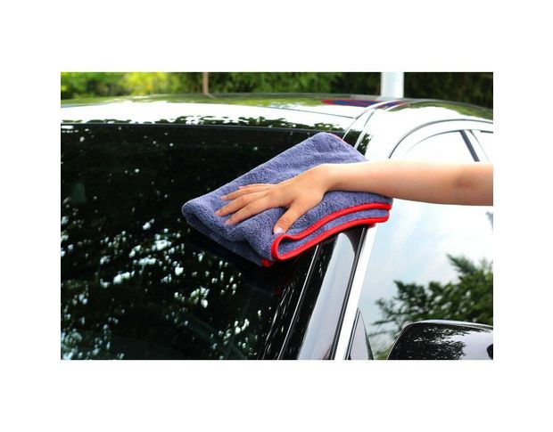 MaxShine Microfiber Towels - Мікрофібровий рушник з оверлоком сірий 40 х 60 cm