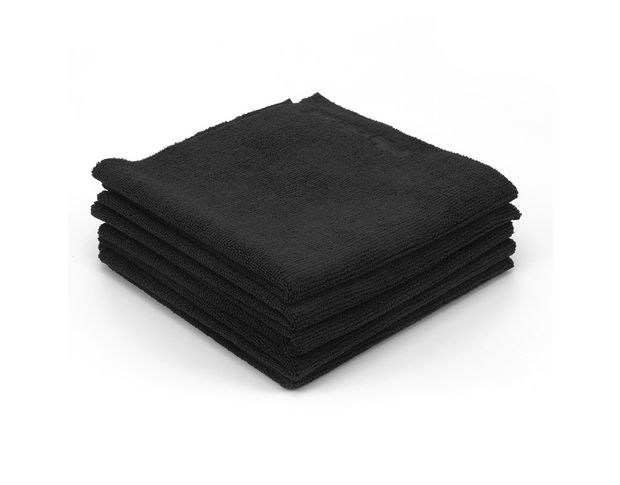 MaxShine General Purpose Microfiber Towel - Мікрофібровий рушник без оверлоку, чорний 40 х 40 cm