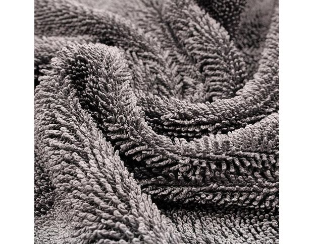 MaxShine Twisted Loop Microfiber Towel - Мікрофібровий рушник з оверлоком, сірий 40 х 40 cm