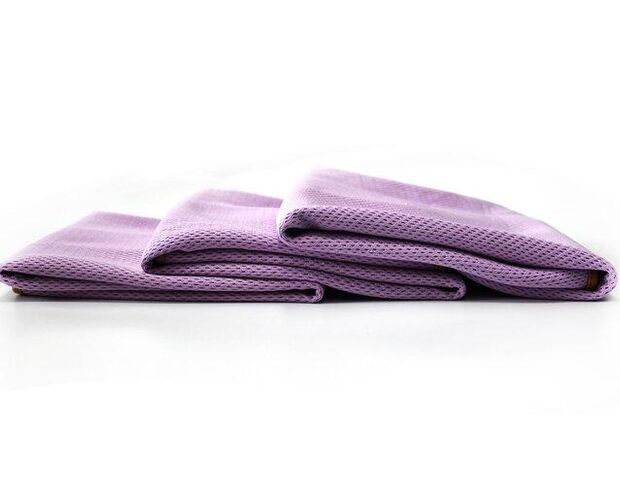 MaxShine Drying Mesh Microfiber Towel - Сітчастий рушник з оверлоком бузковий 50 х 70 cm