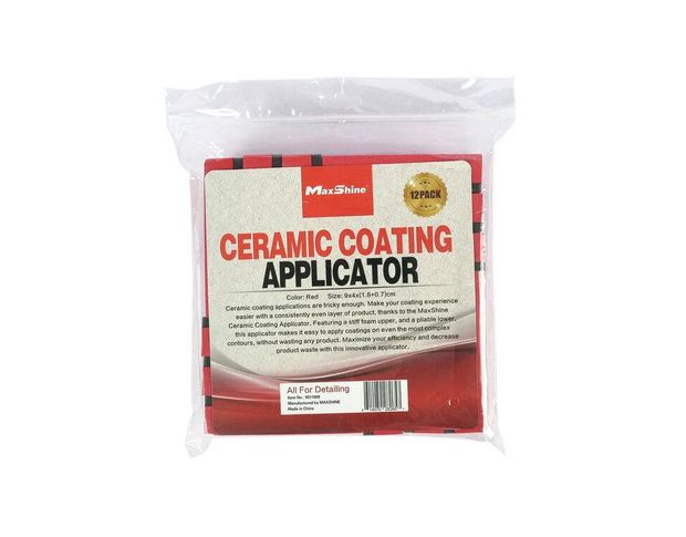 MaxShine Ceramic Coating Applicator - Аплікатор для нанесення захисних складів (12 шт.)