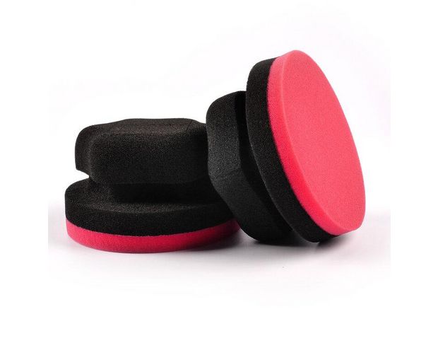 MaxShine Red Hex Grip Car Wax Foam Applicator - Аплікатор для нанесення восків 10.5 х 6 cm